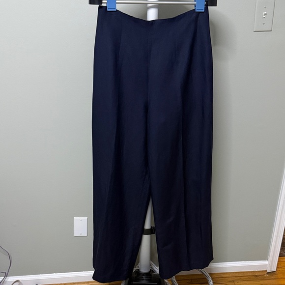 Ann Taylor Elegant Navy Wide Leg Pants - Picture 6 of 6